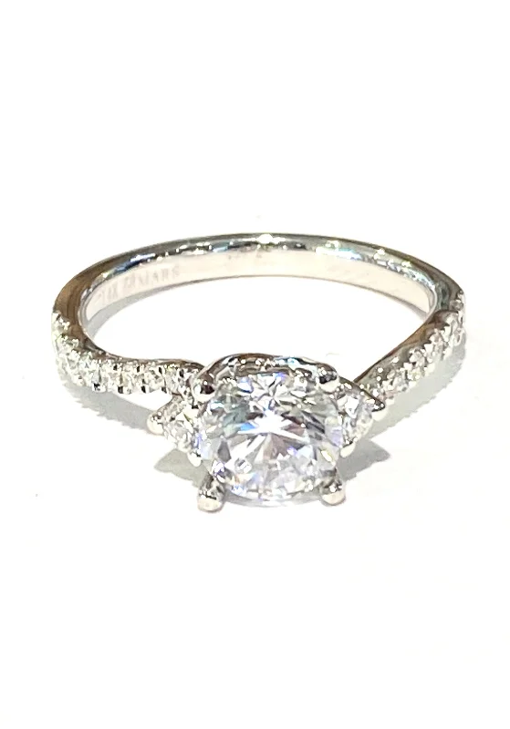 classic diamond engagement rings-14k White Gold Diamond Mounting