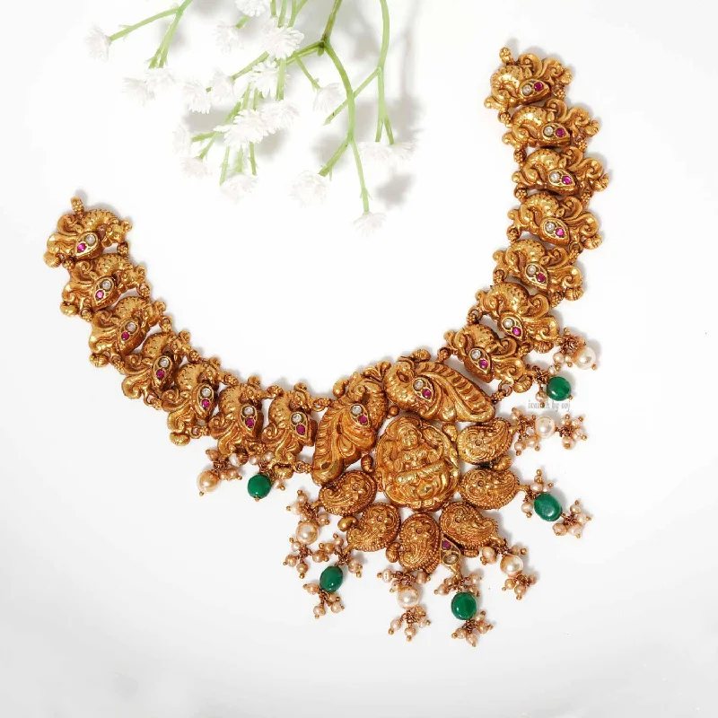 unique necklaces for women-Lakshmi Kundan Nagas Necklace