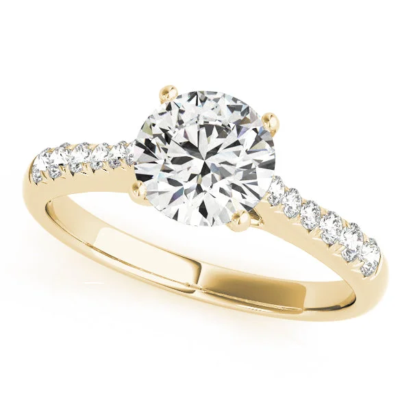 engagement rings with black diamonds-Aisling Diamond Engagement Ring Setting