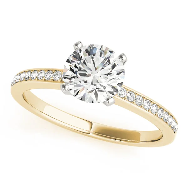 classic diamond engagement rings-Bijou Diamond Engagement Ring Setting