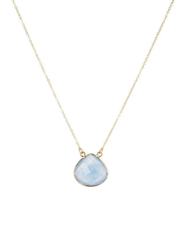 crystal necklaces for women-Acapulco Blue Jade Necklace