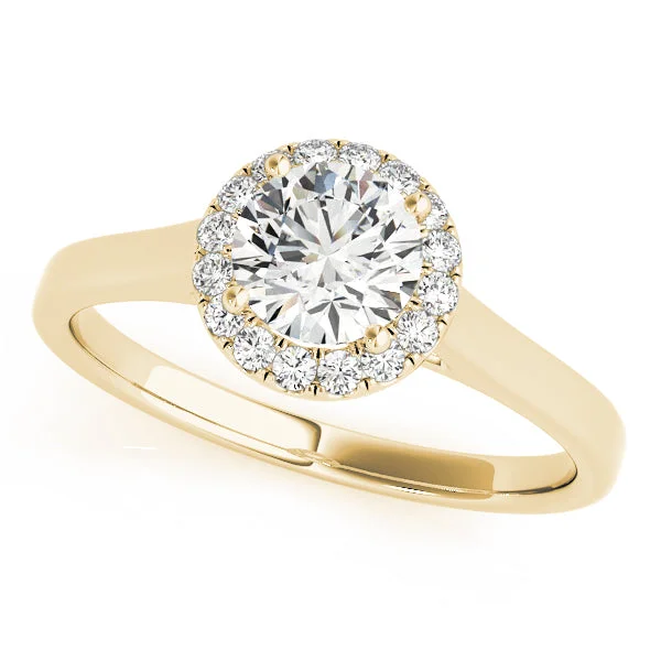 modern engagement rings-Kayla Diamond Engagement Ring Setting