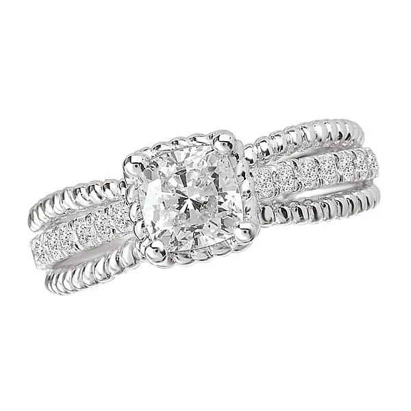 bridal set engagement rings-Semi-Mount Diamond Ring