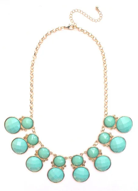 choker necklaces for women-Jewel Obsession- Mint