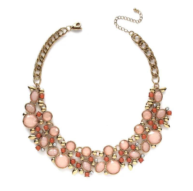 meaningful necklaces for women-Chiara Rose Bib Necklace