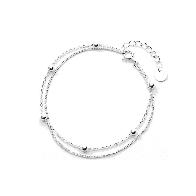 custom charm bracelets for women-Tina Point Chain Bracelet