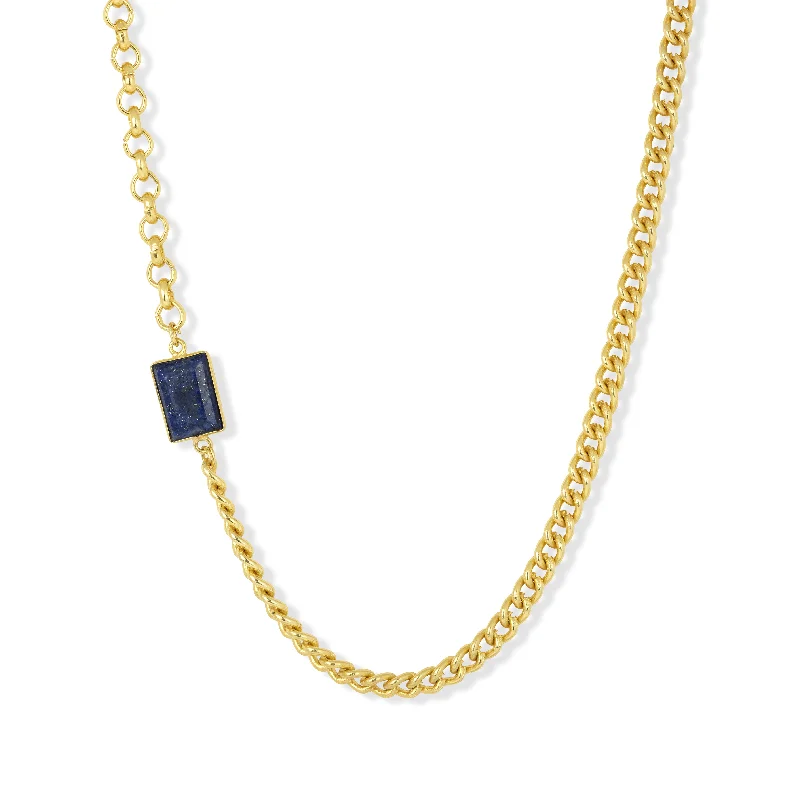 choker necklaces for women-Melody Necklace Lapis Lazuli