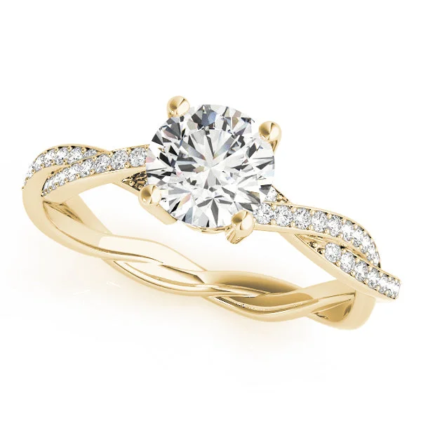 wedding engagement rings-Malani Diamond Engagement Ring