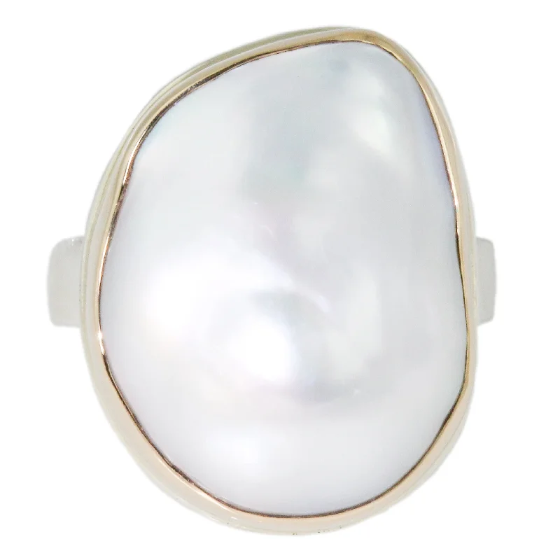 beautiful rings for women-Cultured Pearl Ring