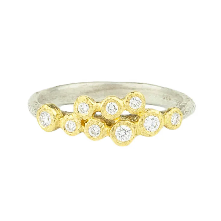 wedding rings with diamonds-9 Bezel Diamond Ring