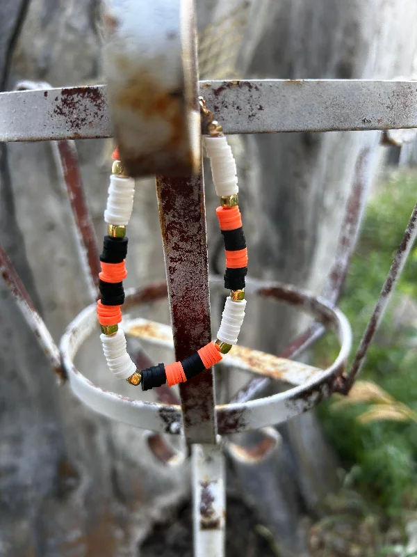 large bangles for women-Fall stripes bracelet/anklet