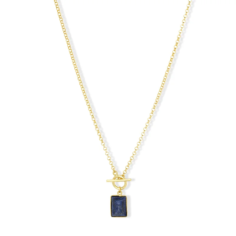 adjustable necklaces for women-Freya Necklace Lapis Lazuli