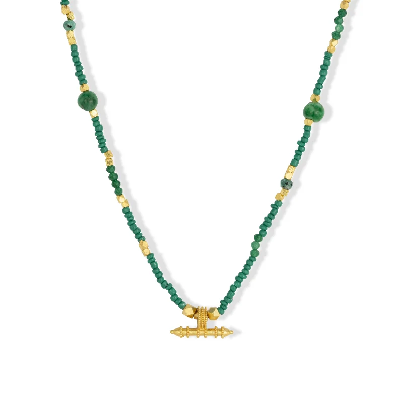 designer necklaces for women-Sadie Necklace Dark Green