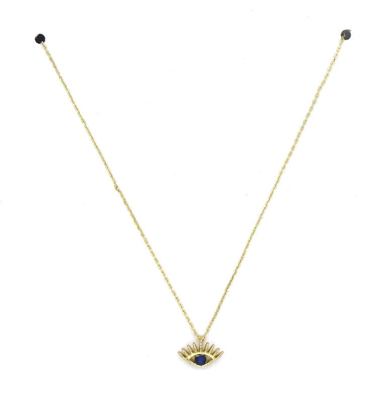 long necklaces for women-Ivy Pendant Necklace- Gold