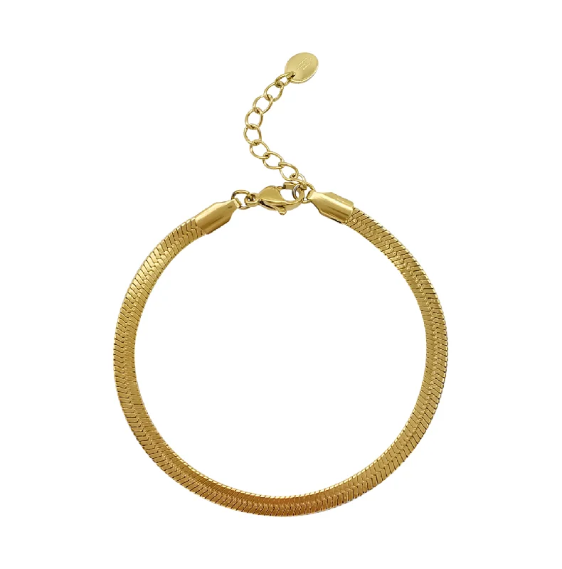 statement bracelets for women-Florence Bracelet | Gold