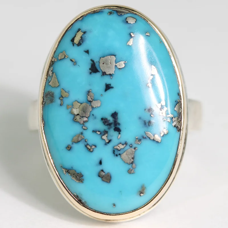 wedding rings with diamonds-Persian Turquoise Ring