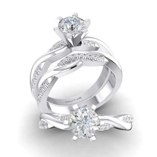 custom engagement rings-Diamond Engagement Ring