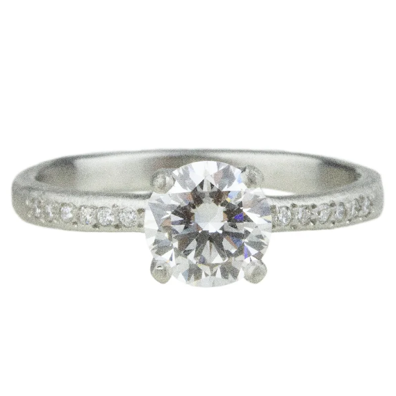 luxury diamond engagement rings-4-Prong Diamond Ring