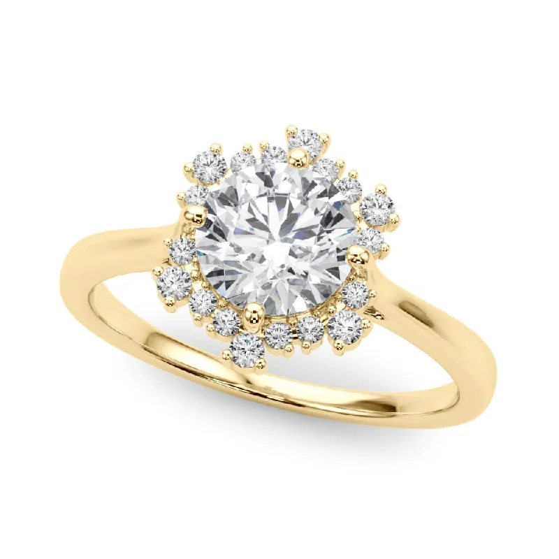 antique-style engagement rings-Elsa Diamond Engagement Ring Setting