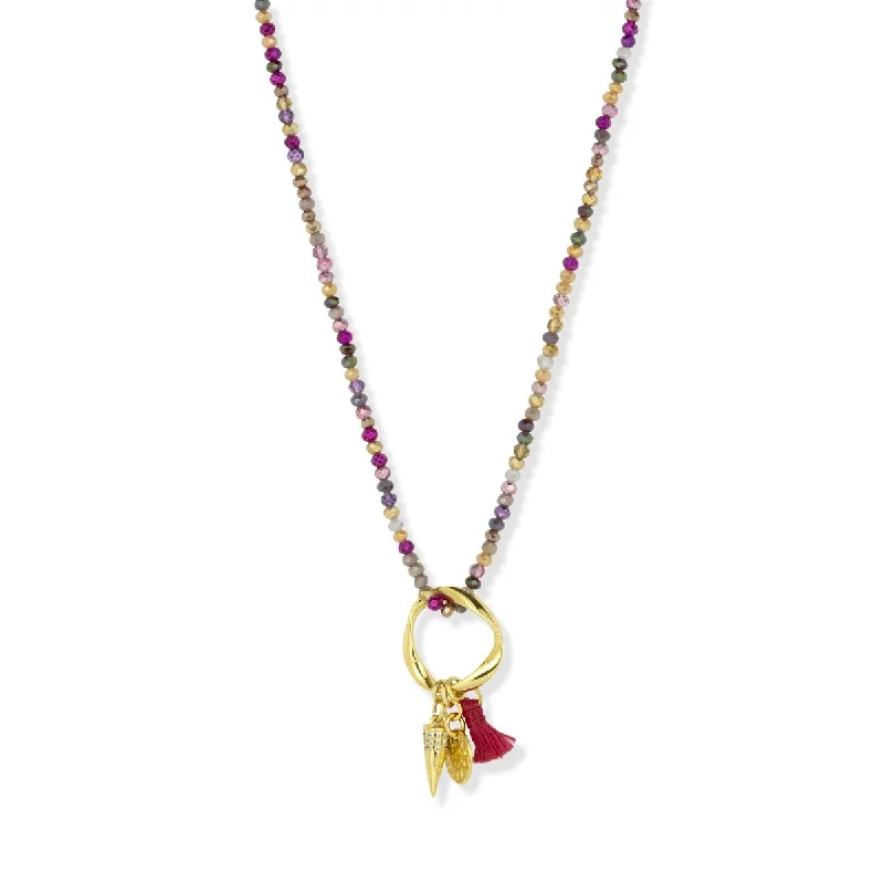 best necklaces for women-Spark Necklace Berry