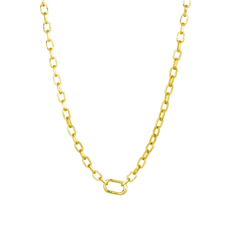 infinity heart necklaces for women-Gold Bardot Chain Necklace