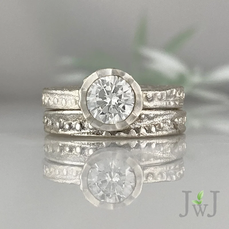 engagement rings for women-Keri Wedding Band Set