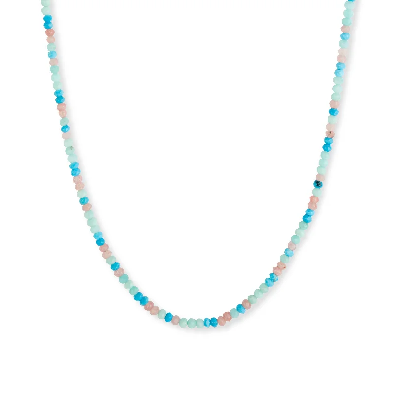 bold necklaces for women-Nanette Necklace Blue and Pink