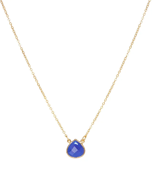 best necklaces for women-Cosmos Necklace Denim Blue Jade