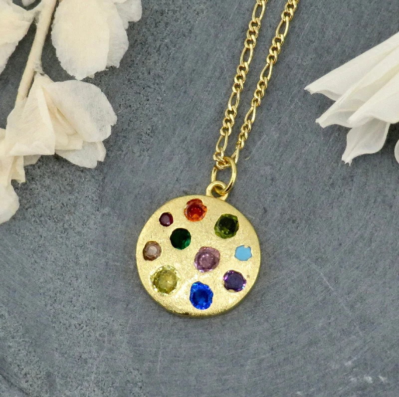 affordable necklaces for women-Artist's Palette Necklace