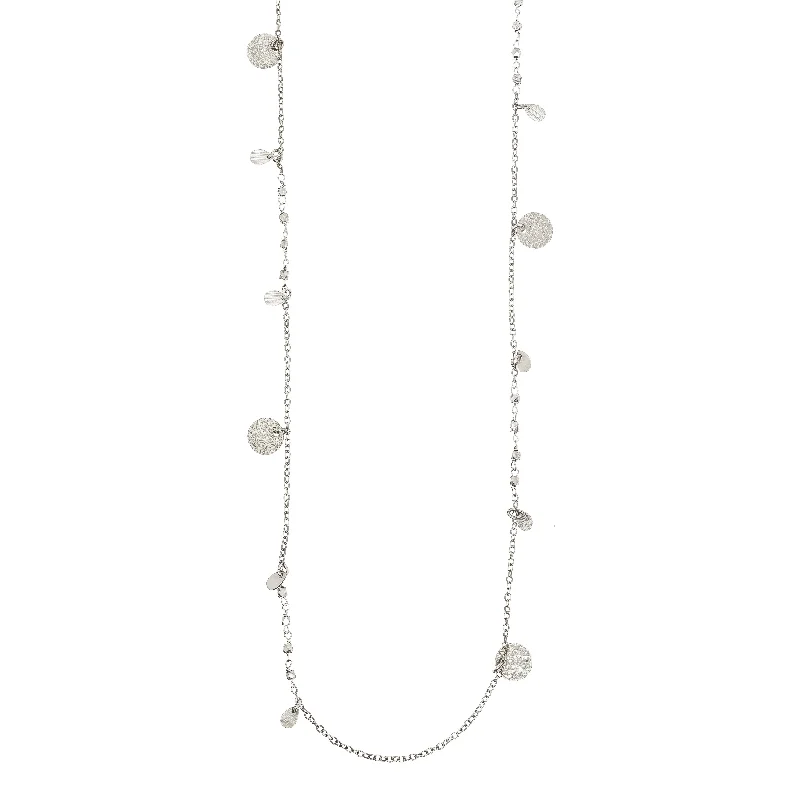 high-end necklaces for women-Athens Silver Coin Necklace