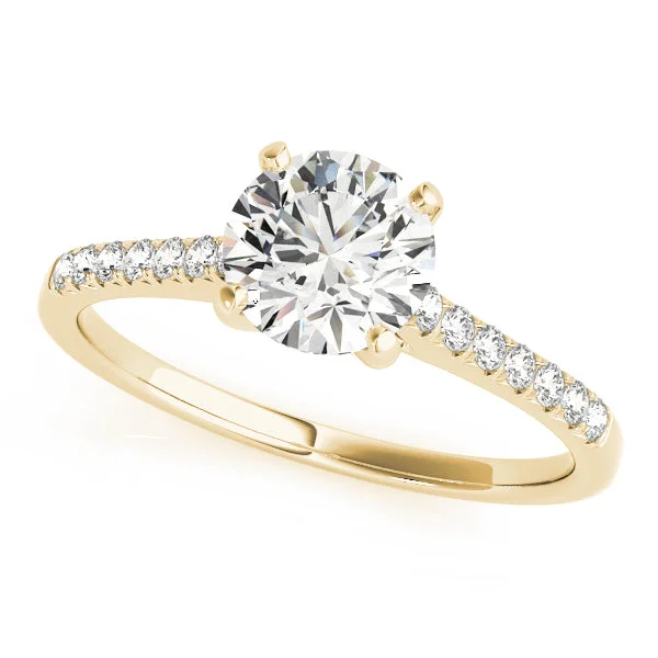 solitaire engagement rings-Chiara Diamond Engagement Ring Setting