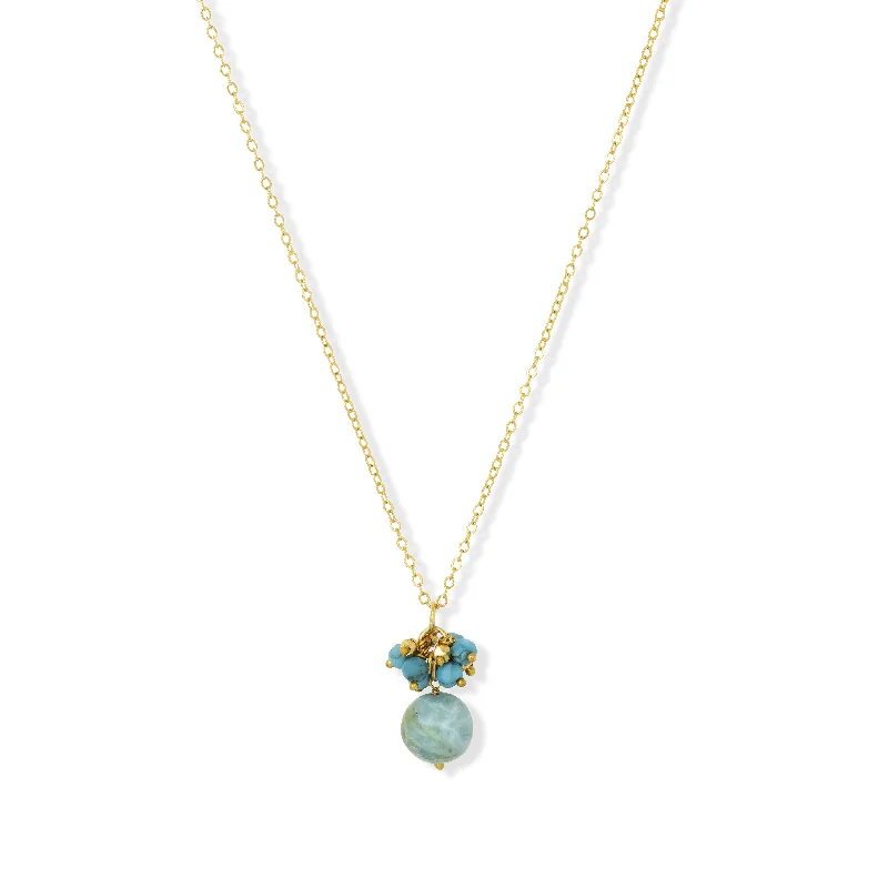 unique gemstone necklaces for women-Hollie Necklace Turquoise