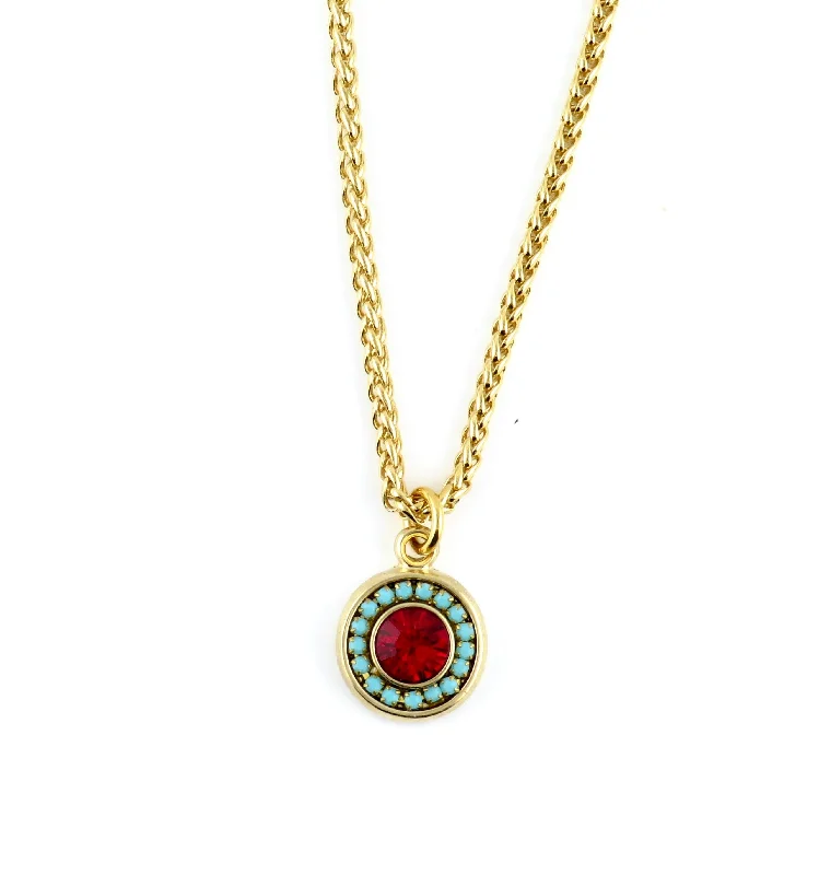 vintage-style necklaces for women-Regal Crystal Necklace