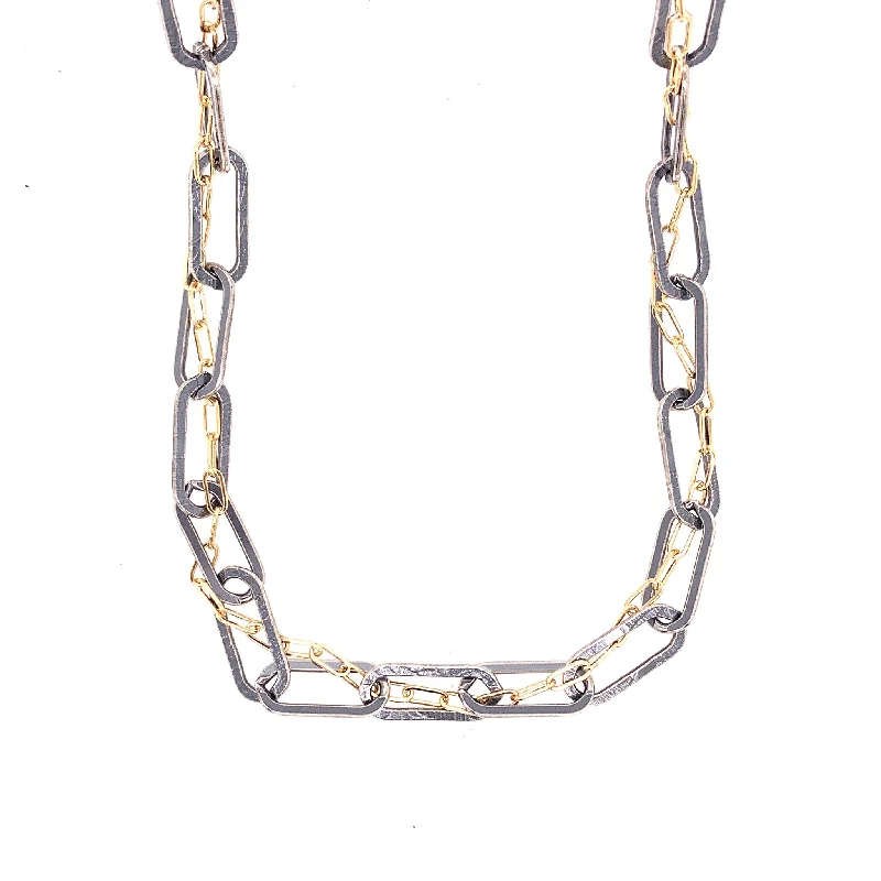 initial necklaces for women-Entwined Linx Necklace/Bracelet (N1901)