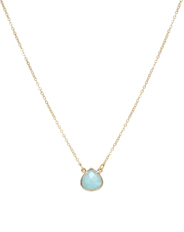 boho style necklaces for women-Cosmos Amazonite Necklace