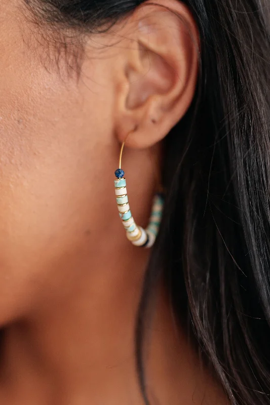 Christmas earrings for women-Sweet Stacks Beaded Earrings