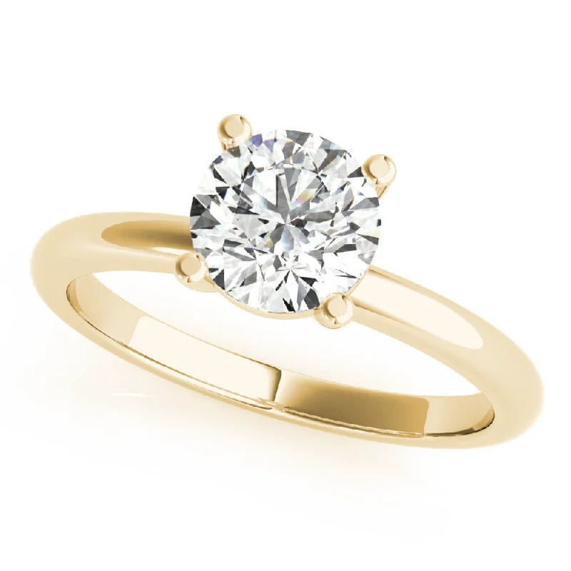 beautiful engagement rings-Lara Round Diamond Engagement Ring Setting