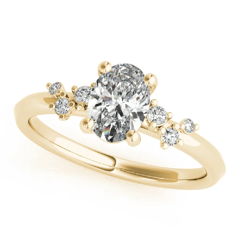 minimalistic engagement rings-Ivy Petite Diamond Engagement Ring Setting