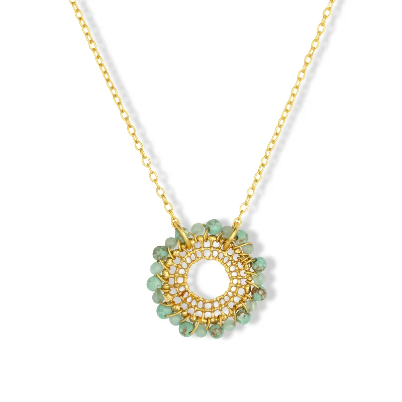 elegant necklaces for women-Nelly Necklace Aqua