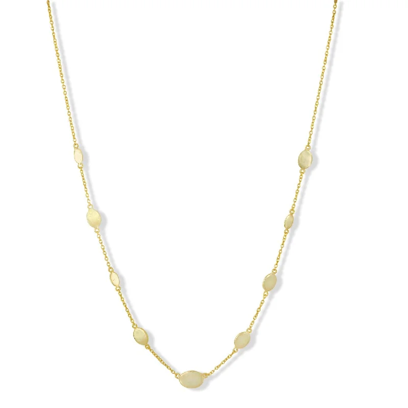 trendy necklaces for women-Rina Gold Necklace