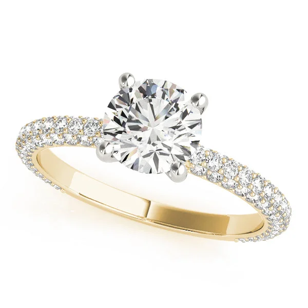 engagement rings with diamonds-Juliet Diamond Engagement Ring Setting