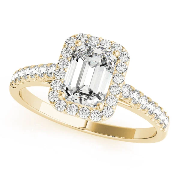 diamond solitaire engagement rings-Amalia Diamond Engagement Ring Setting