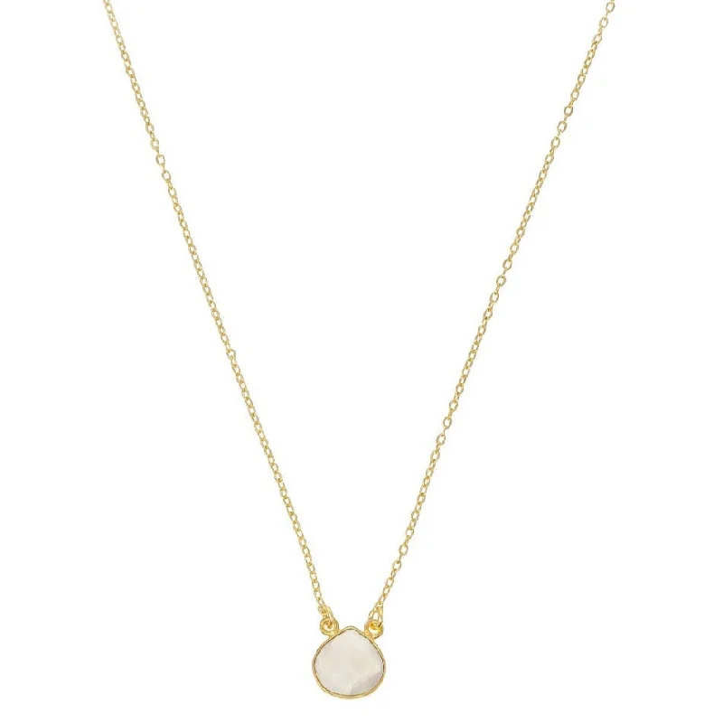 unique necklaces for women-Cosmos Necklace Grey Moonstone