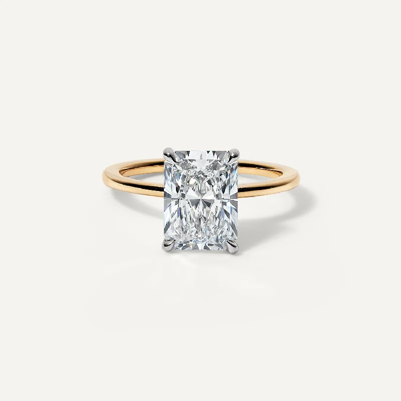 heirloom engagement rings-Radiant Slim