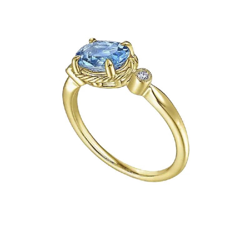 opal engagement rings for women-The ALEJA Ring