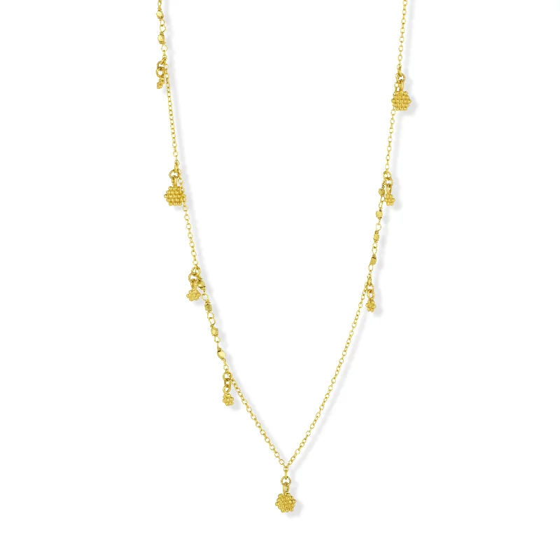 wedding necklaces for women-Anjali Long Gold Necklace