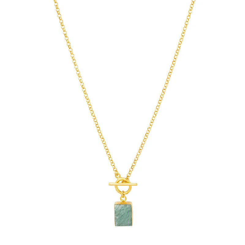 elegant necklaces for women-Delta Amazonite Necklace