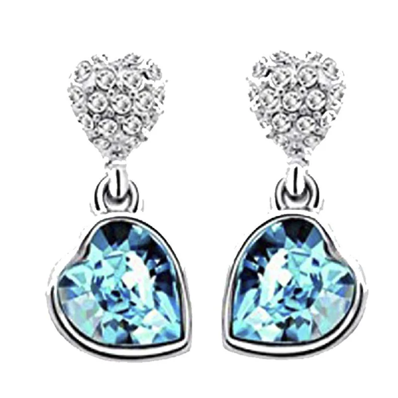 elegant stud earrings for women-Mahi Eternal Love Earrings