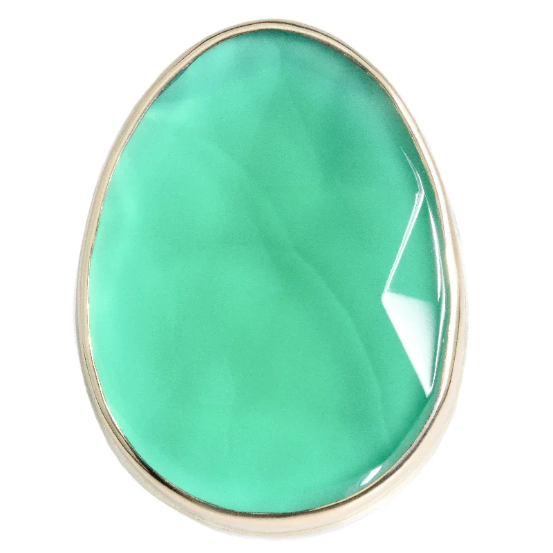 sapphire rings for women-Green Onyx Ring