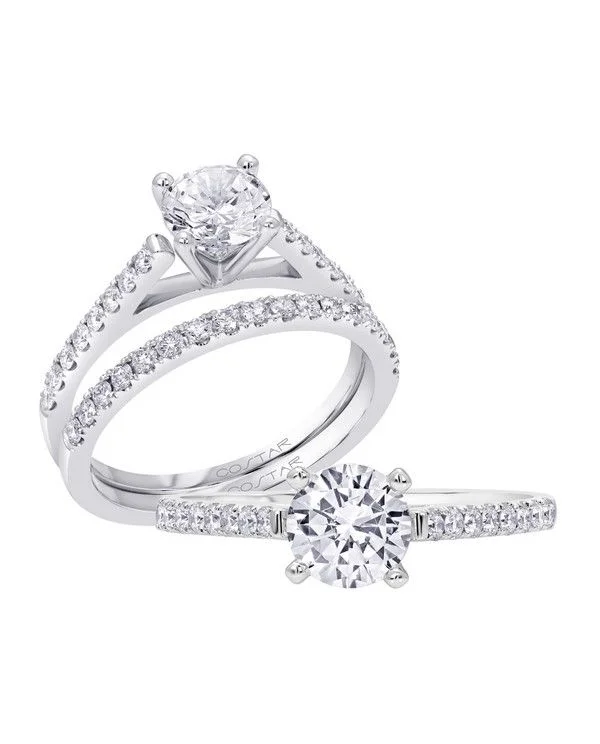 unique vintage engagement rings-Diamond Engagement Ring